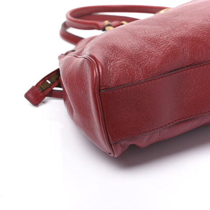 Gucci Calfskin Large Re(Belle) Top Handle Bag Red 5 of 9