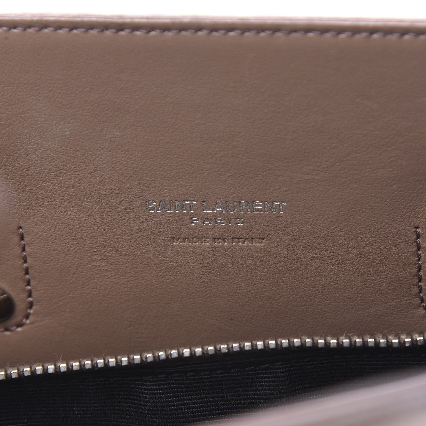 Grained Calfskin Baby Sac De Jour Taupe