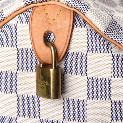 Louis Vuitton Damier Azur Speedy 30 10 of 10