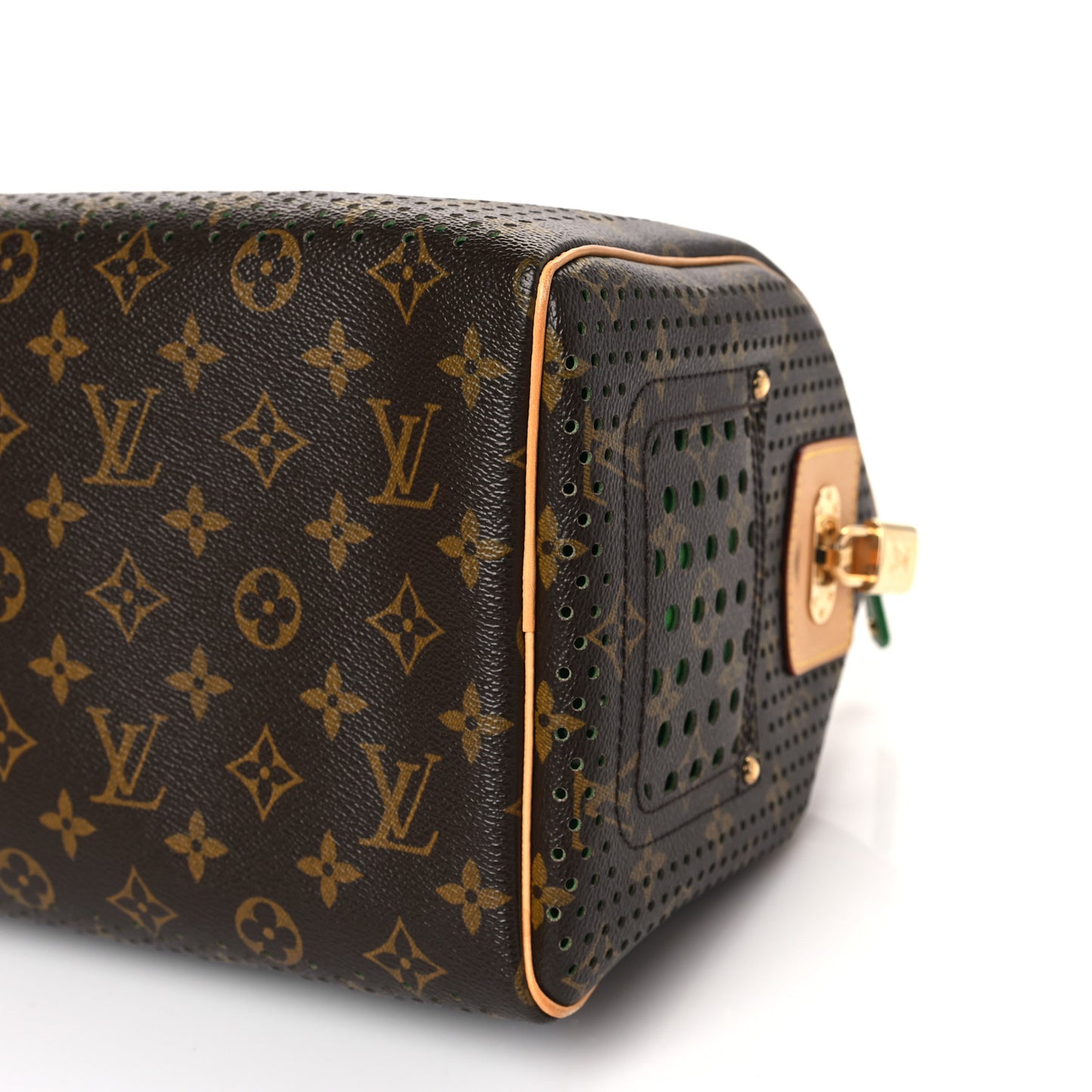 Monogram Perforated Speedy 30 Green
