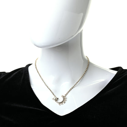 Chanel Pearl Logo Necklace Gold 2 of 5