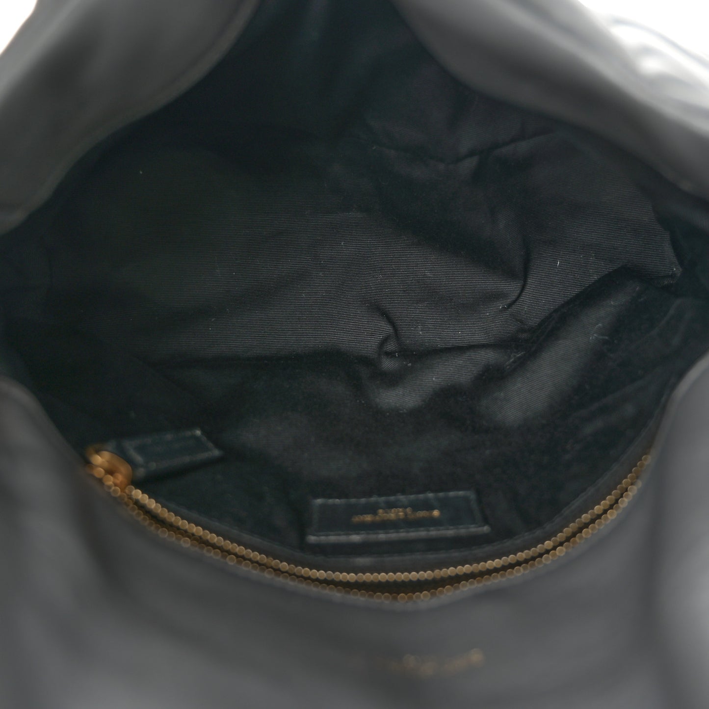 Lambskin Quilted Small Loulou Puffer Monogram Chain Satchel Storm