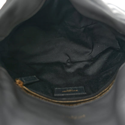Saint Laurent Lambskin Quilted Small Loulou Puffer Monogram Chain Satchel Storm 5 of 11