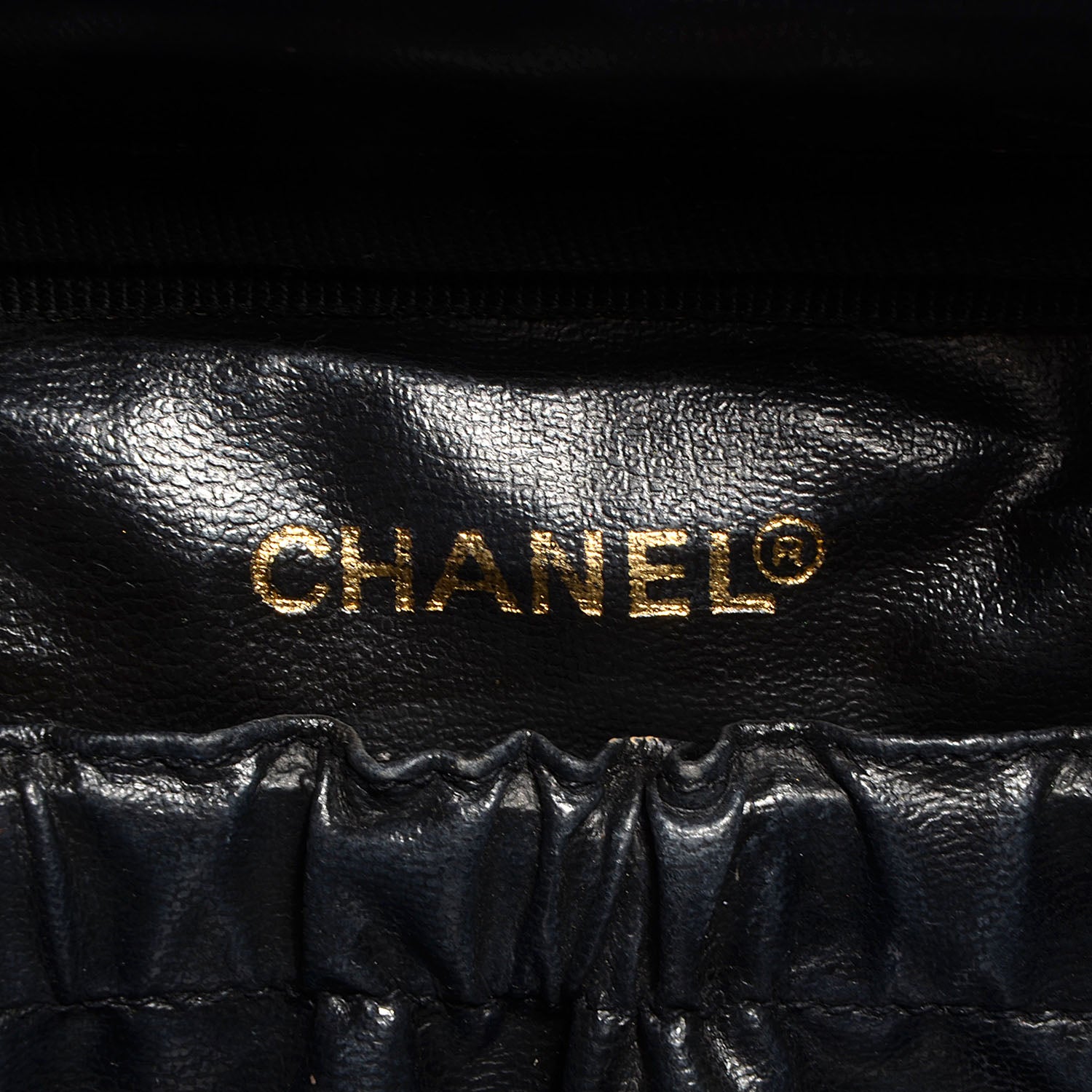 Chanel Caviar Vanity Cosmetic Case Black 6 of 8