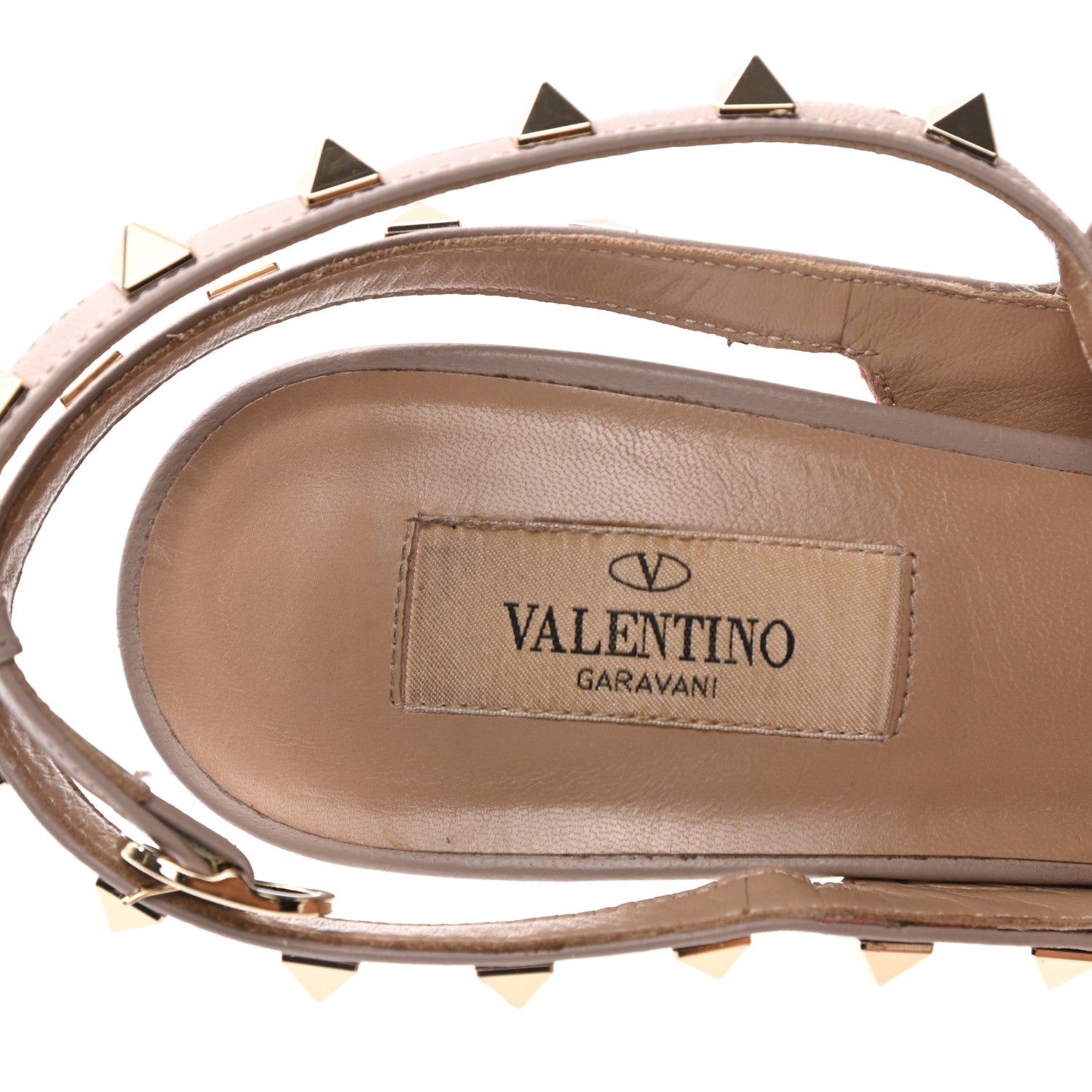 Valentino Garavani Patent Rockstud Ankle Strap 100mm Pumps 40 Paradise Rose Poudre 7 of 10