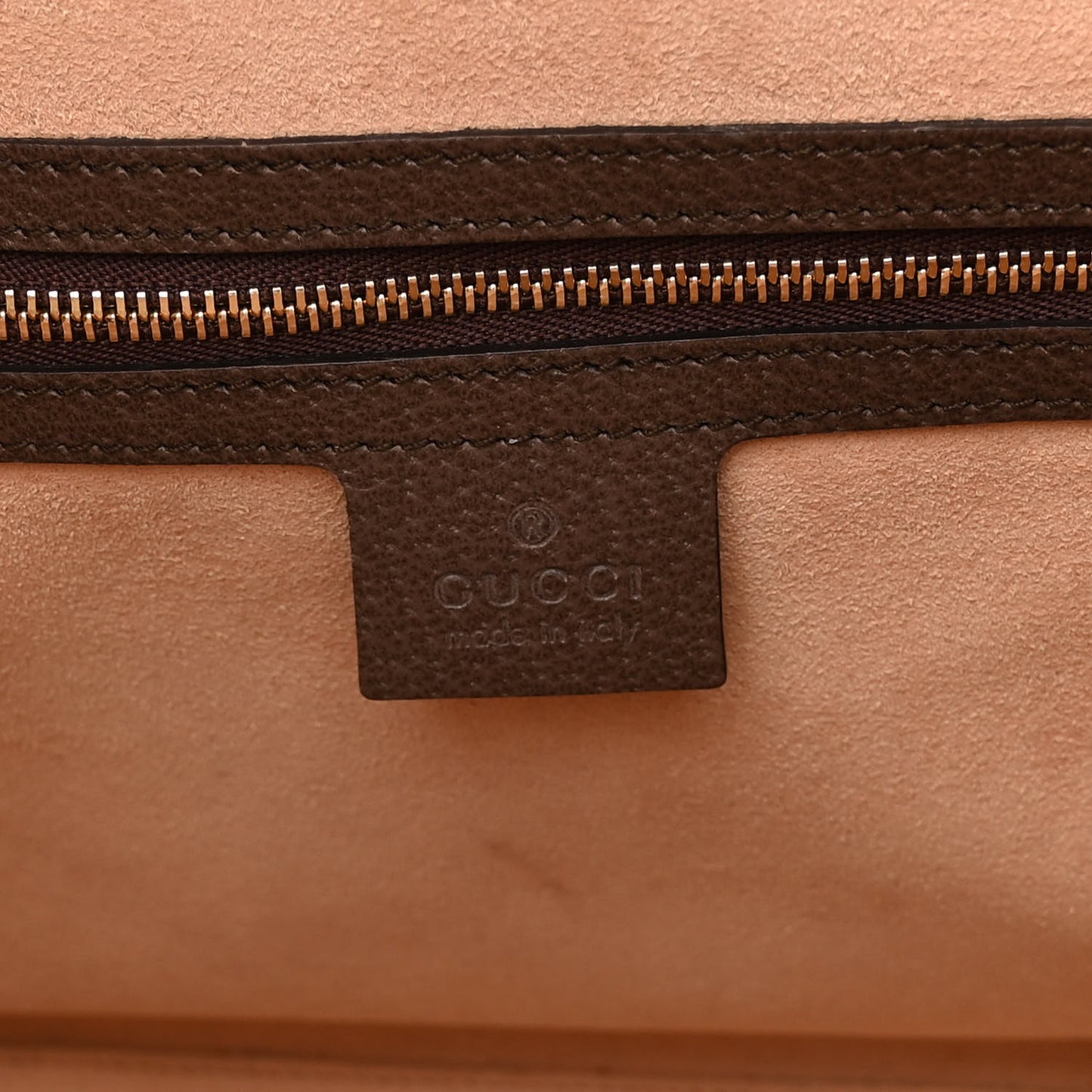 GG Supreme Monogram Web Medium Ophidia Tote Bag Brown