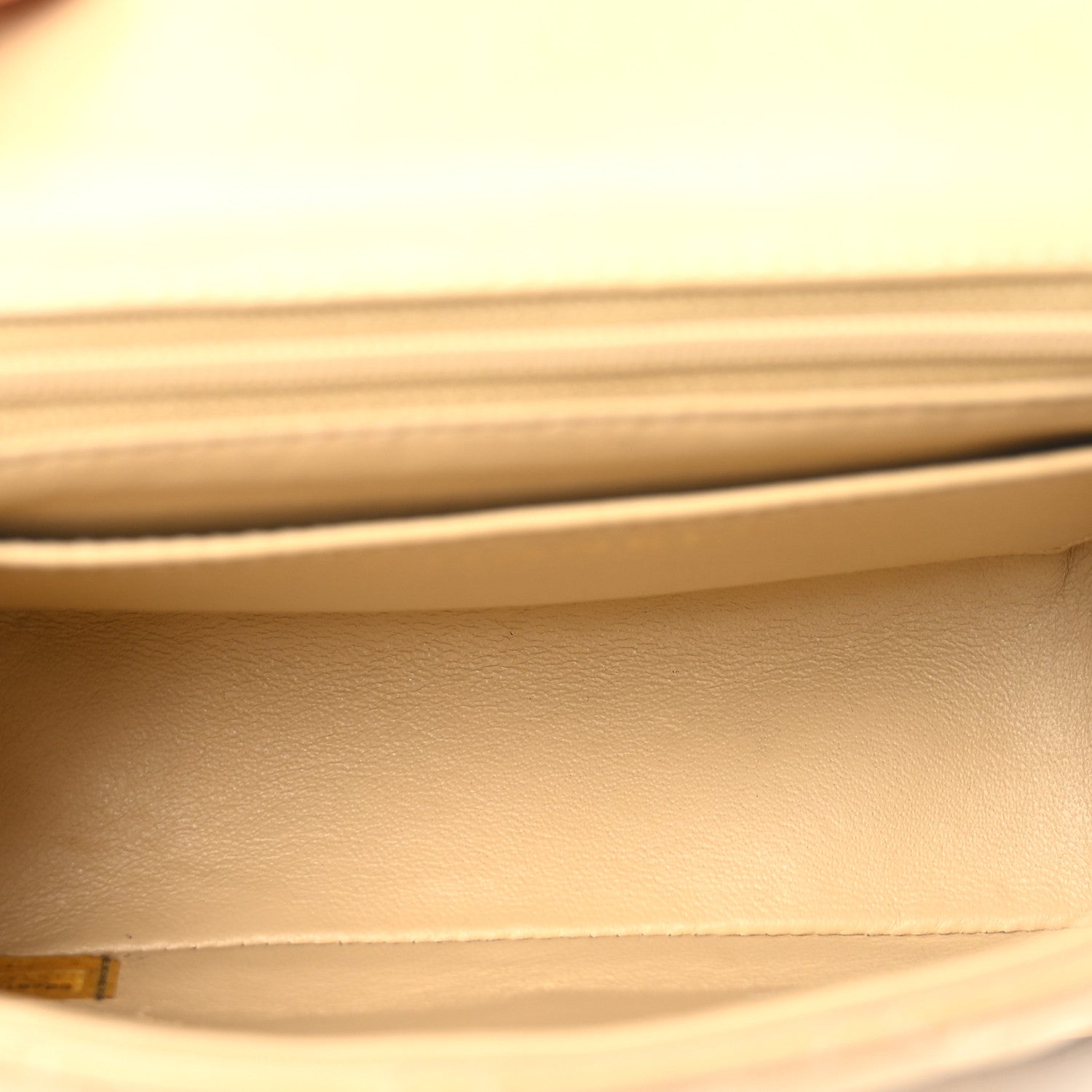 Chanel Lambskin Quilted Mini Square Flap Beige 5 of 10
