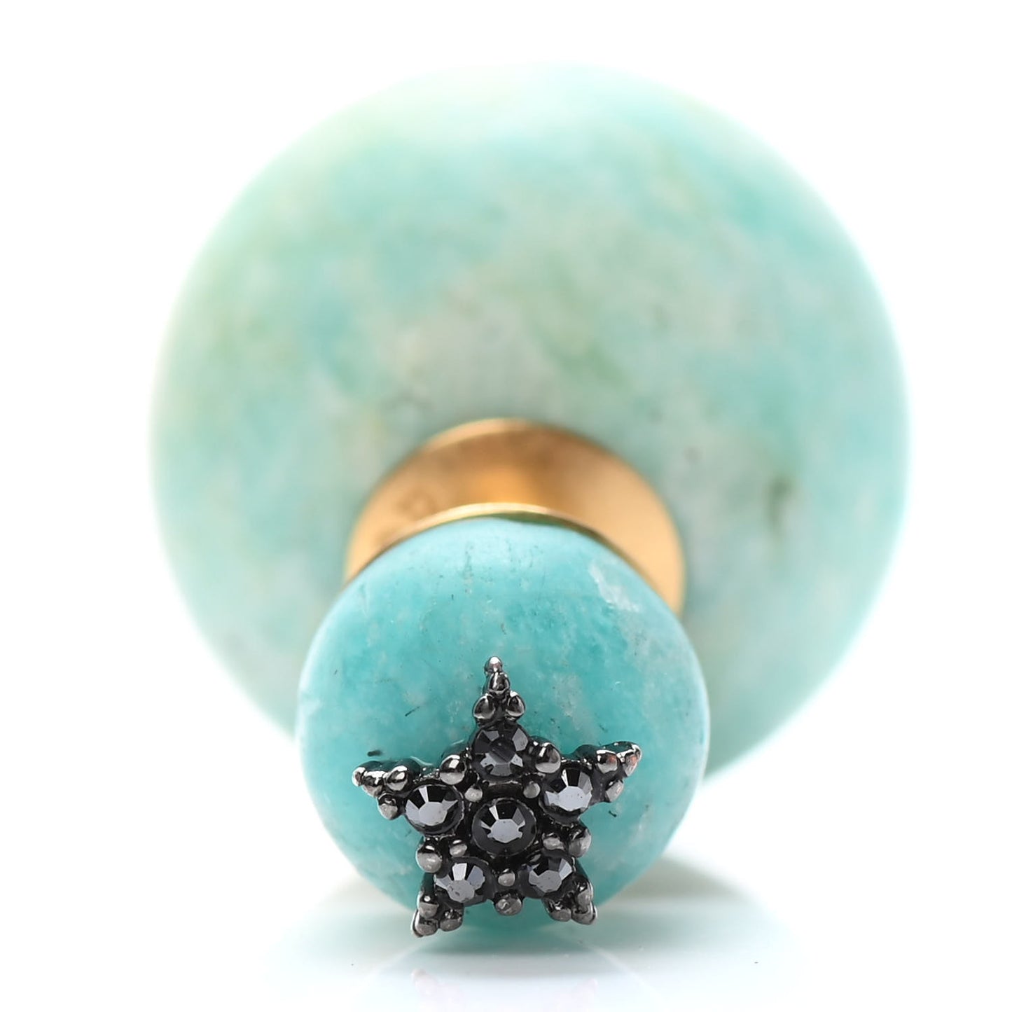 Crystal Star Mise En Dior Tribal Earrings Green