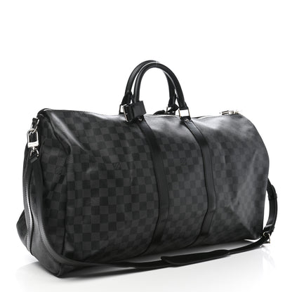 Louis Vuitton Damier Graphite Keepall Bandouliere 55 3 of 12