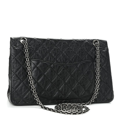 Chanel Aged Calfskin Quilted 2.55 Reissue 226 Flap Black 2 of 13