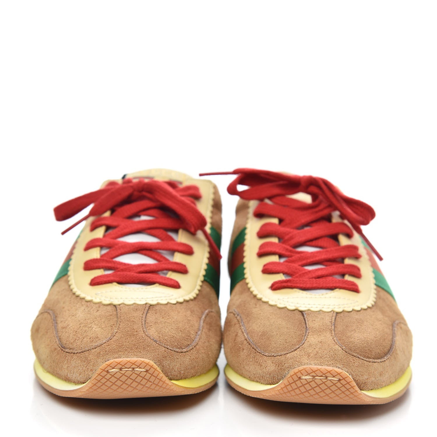 Gucci Suede Web Mens Rocket Sneakers 10 Nocciola Burro 2 of 8