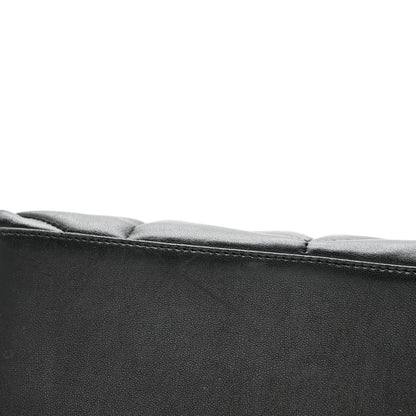 Saint Laurent Lambskin Quilted Monogram Monochrome Medium Loulou Puffer Chain Satchel Black 11 of 17