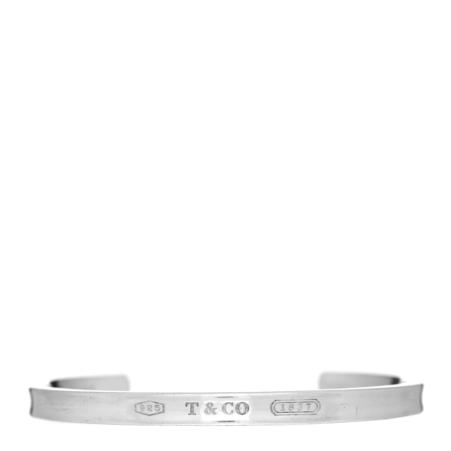 Sterling Silver Narrow 1837 Cuff Bracelet