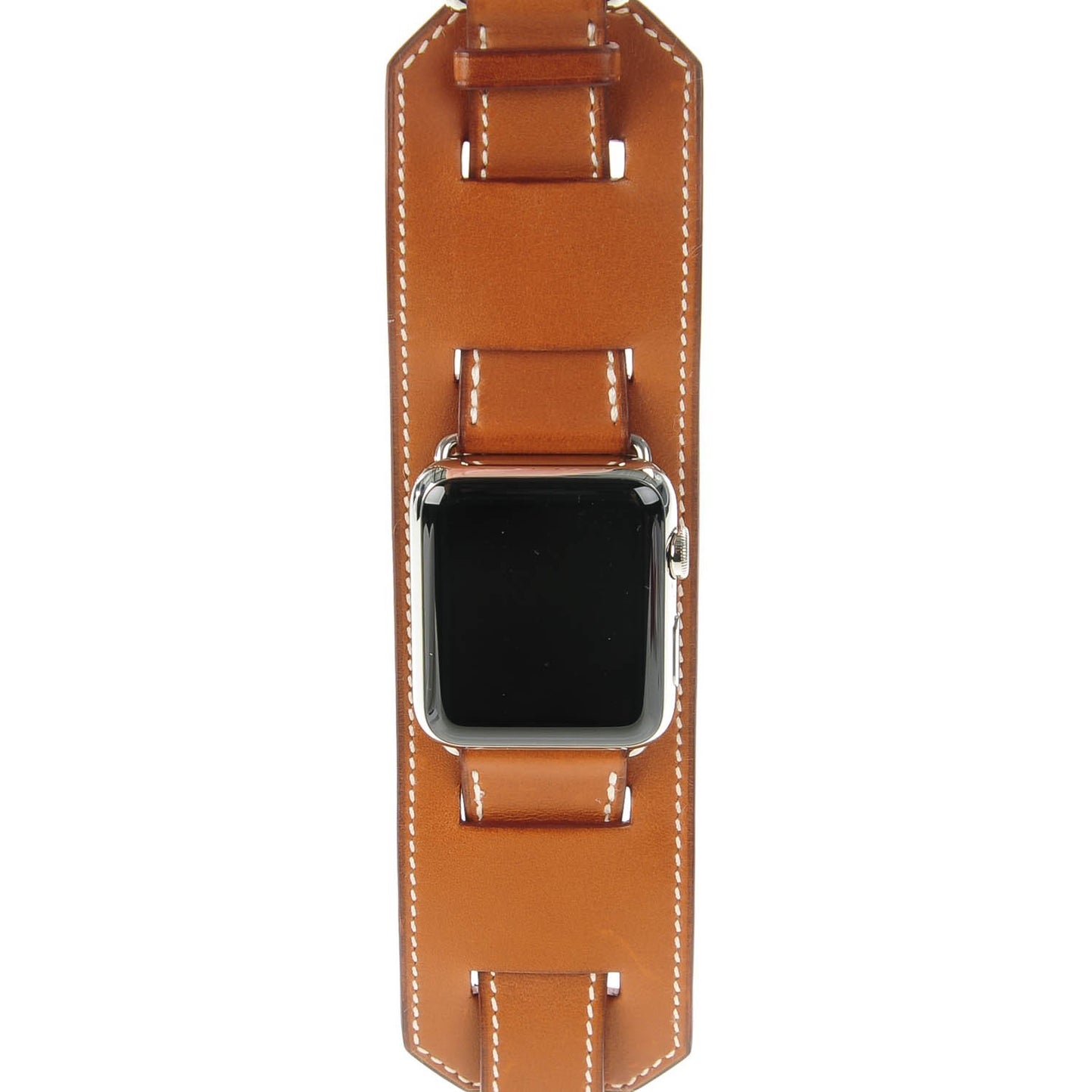 Barenia 42mm Apple Watch Cuff Fauve