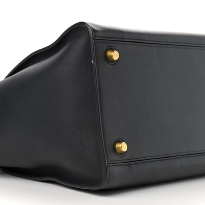 Celine Smooth Calfskin Small Ring Bag Black 7 of 14