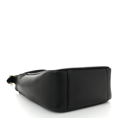 Saint Laurent Smooth Calfskin Small Le 5 A 7 Soft Hobo Black 4 of 11
