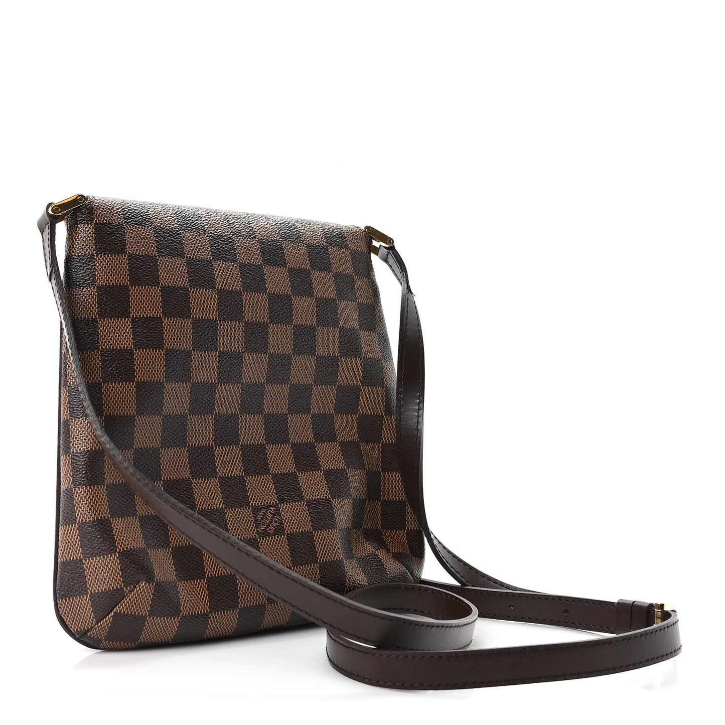 Damier Ebene Musette Salsa Long Strap