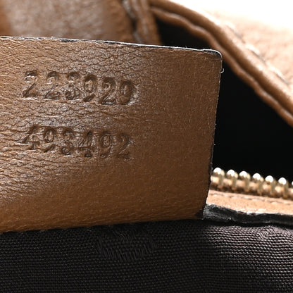 Gucci Calfskin Large New Jackie Shoulder Bag Brown 7 of 10