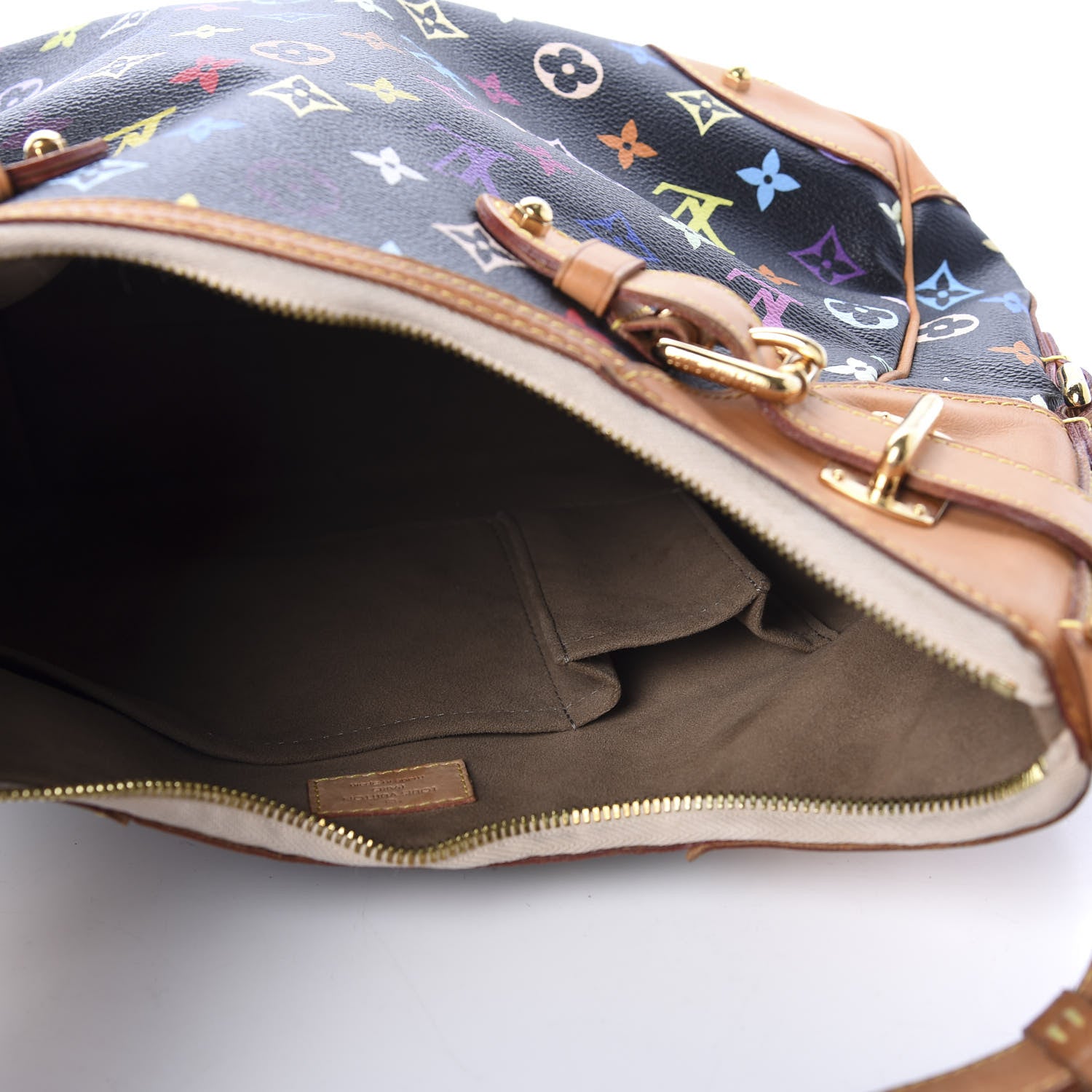 Louis Vuitton Monogram Multicolor Greta Black 4 of 8