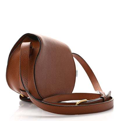 Chloe Grained Calfskin Small Marcie Saddle Bag Tan 3 of 10