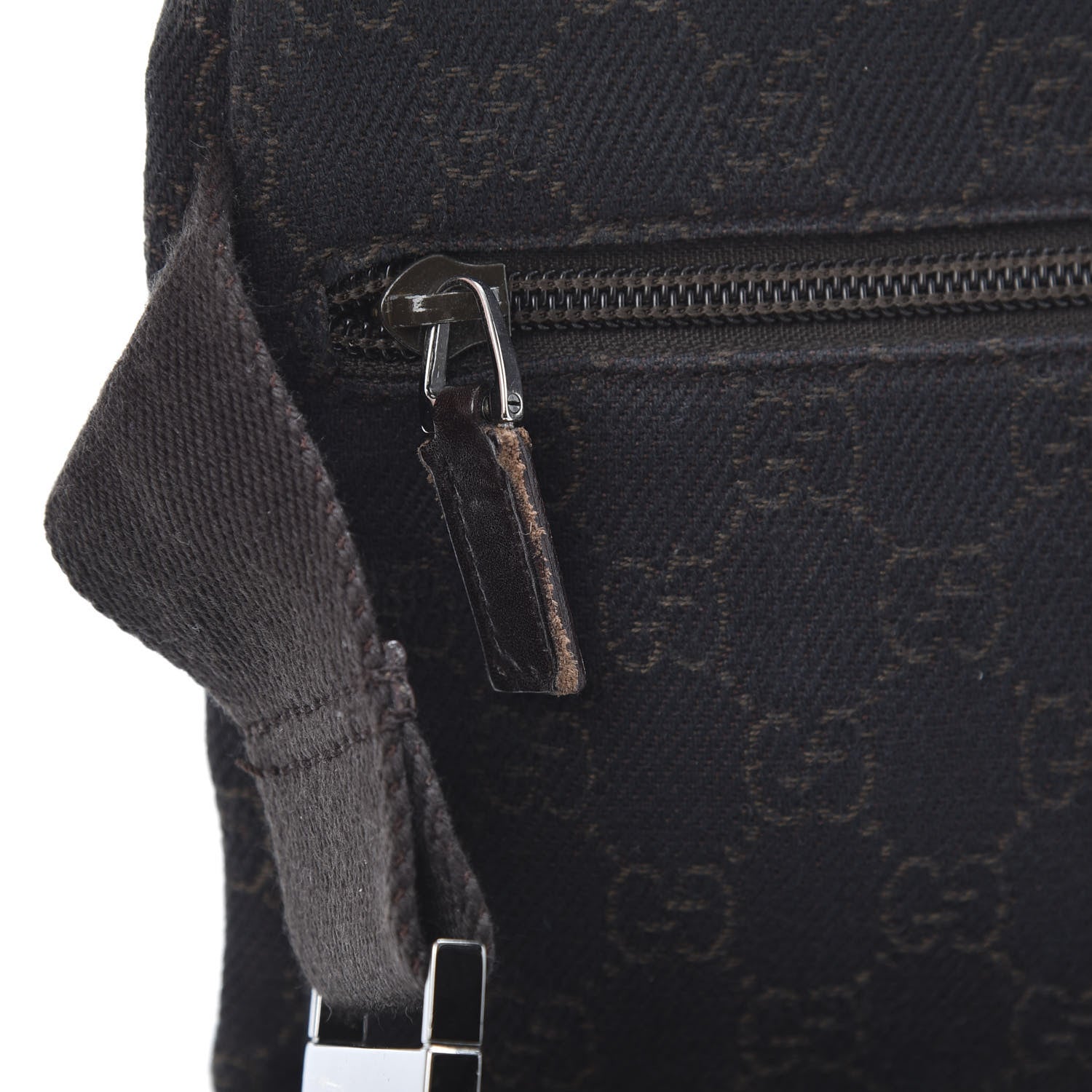 Gucci GG Monogram Double Pocket Belt Bag Black 11 of 12