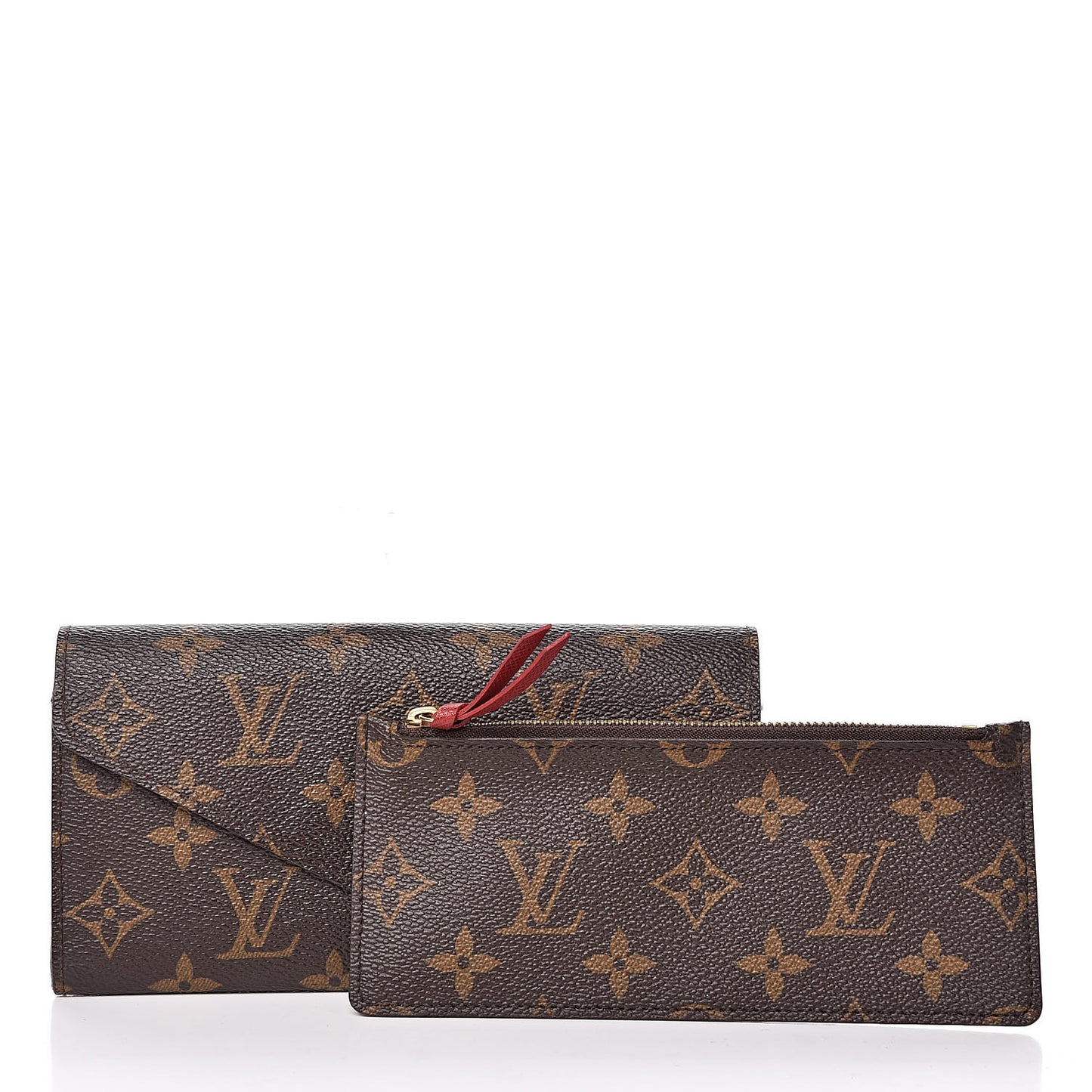 Monogram Josephine Wallet Red