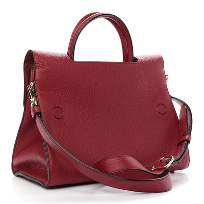 Christian Dior Bullcalf Medium Diorever Flap Indian Red 3 of 9
