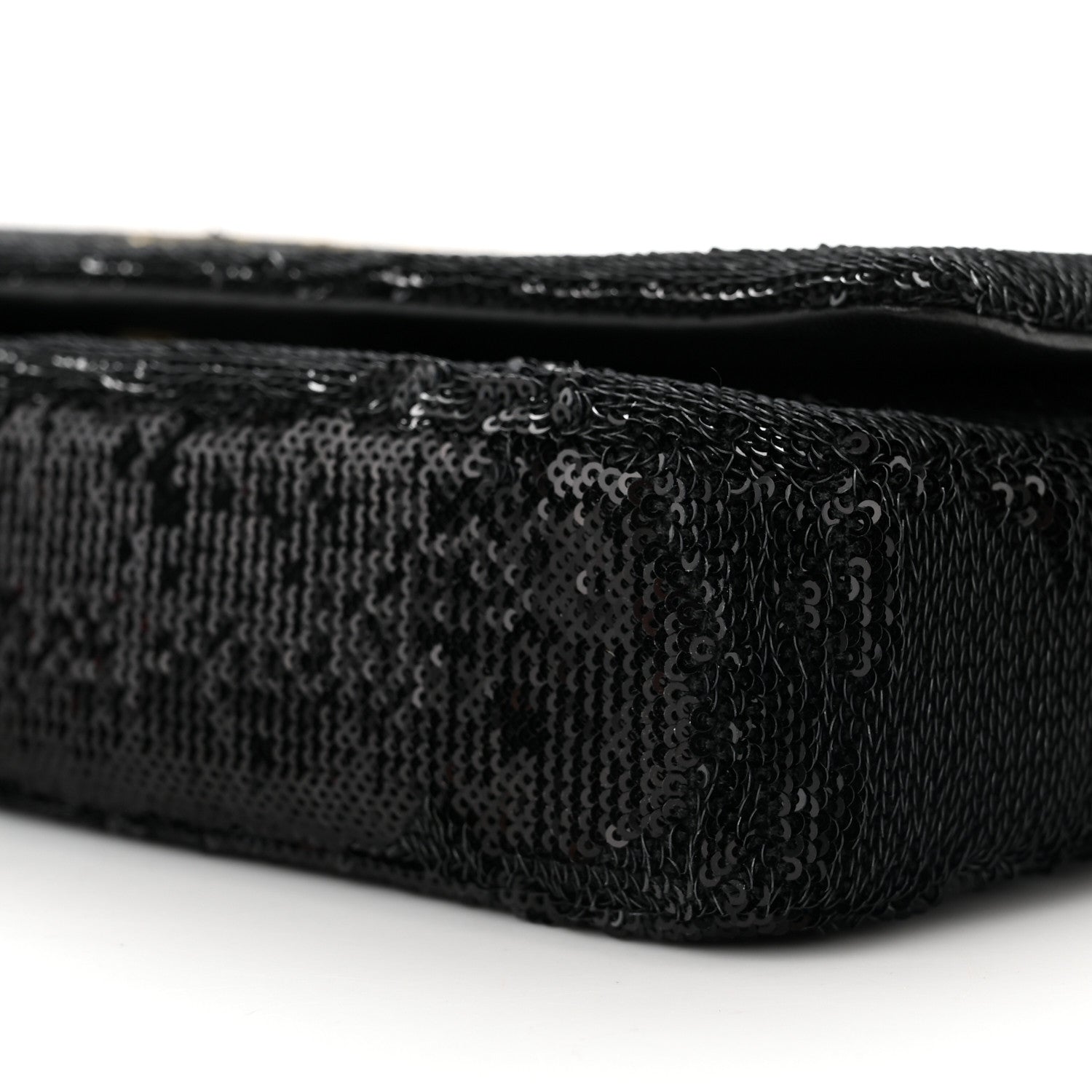 Chanel Sequin Paris Cosmopolite Dare To Disturb Flap Black Gold 9 of 9