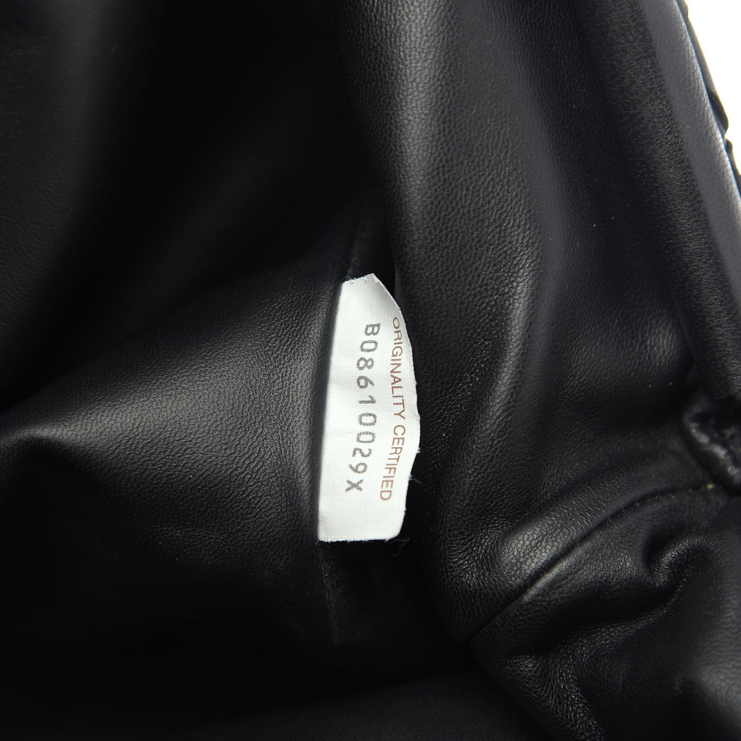 Nappa Maxi Intreccio The Pouch Oversized Clutch Black