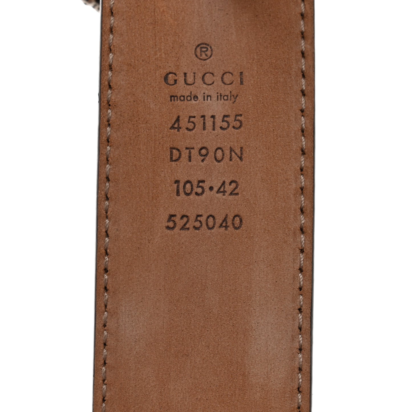 Lisse Calfskin Dionysus 35mm Belt 105 42 Cuir