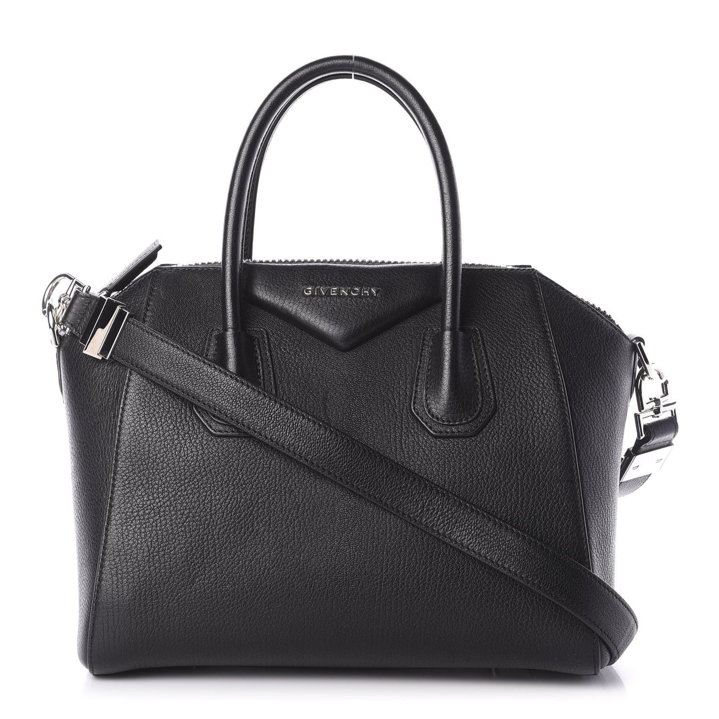 Sugar Goatskin Small Antigona Black