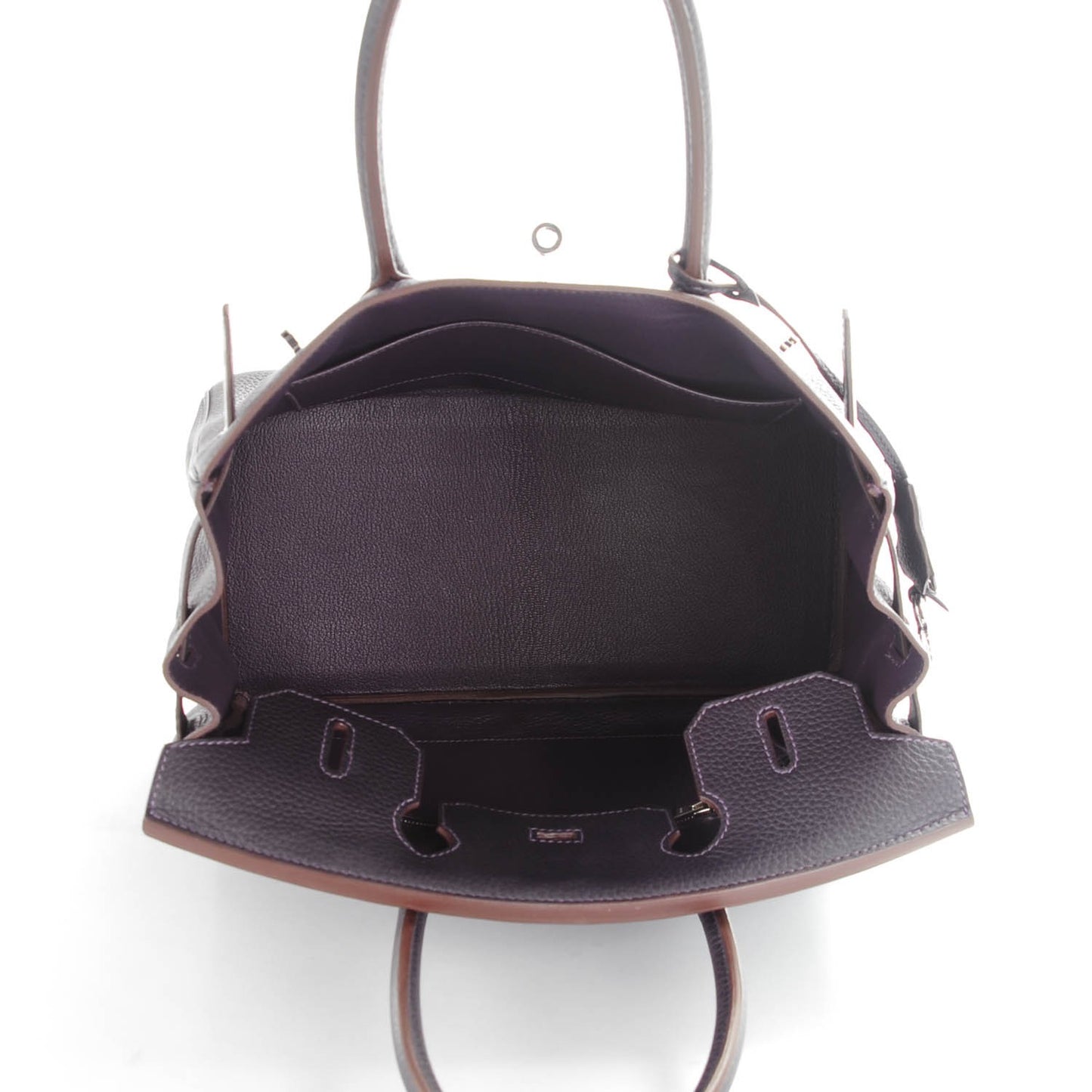 Taurillon Clemence Birkin 30 Raisin