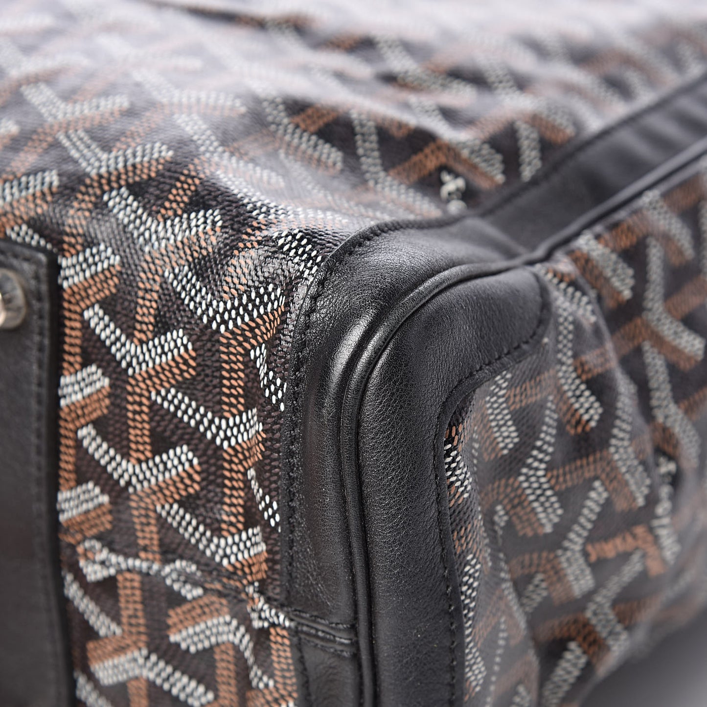Goyardine Voltaire Tote Black