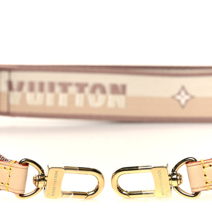 Louis Vuitton Jacquard Neverfull BB Shoulder Strap Beige Brown 3 of 3