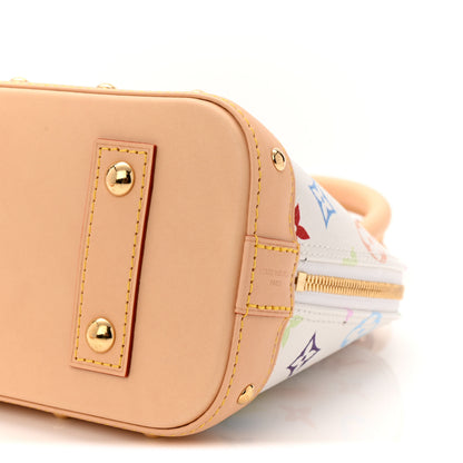 Louis Vuitton LV x TM Monogram Multicolor Alma BB White 9 of 10