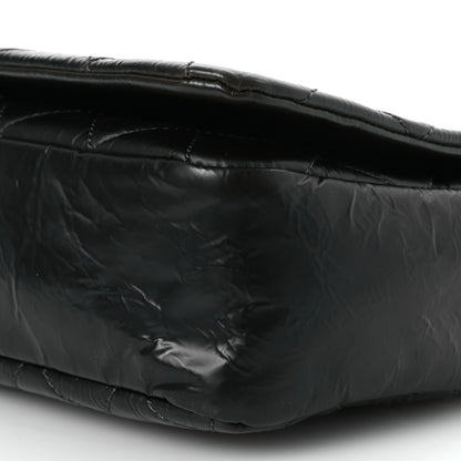 Chanel Glazed Calfskin Quilted CC Single Flap Black 11 of 14