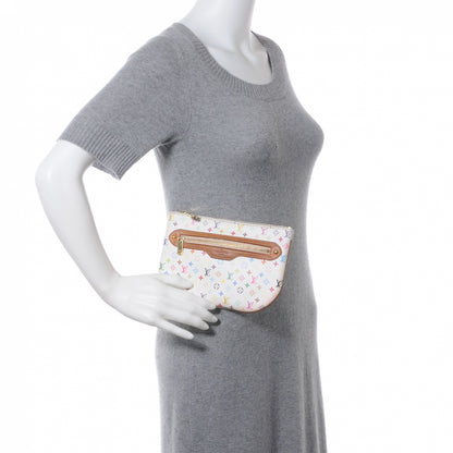 Louis Vuitton Monogram Multicolor Pochette Plate GM White 2 of 7