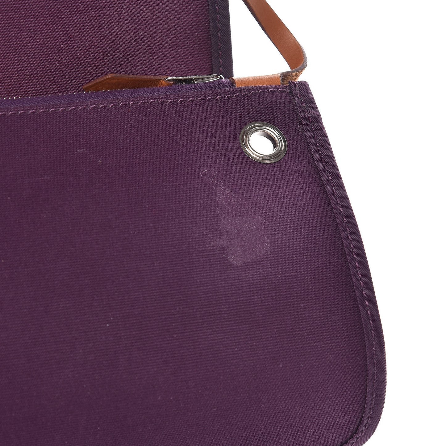 Vache Hunter Toile Herbag Zip 31 PM Fauve Cassis