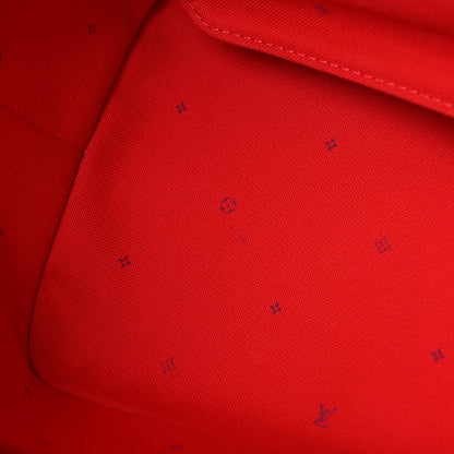 Louis Vuitton Monogram Escale Neverfull MM Rouge 9 of 11