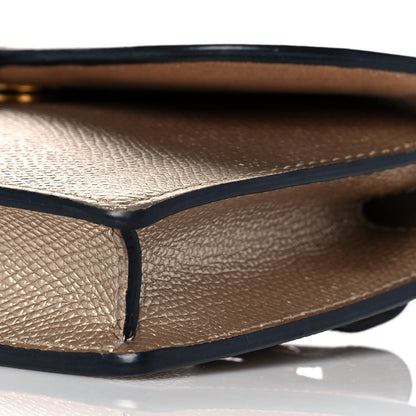 Christian Dior Metallic Grained Calfskin Saddle Belt Bag Gold 8 of 8