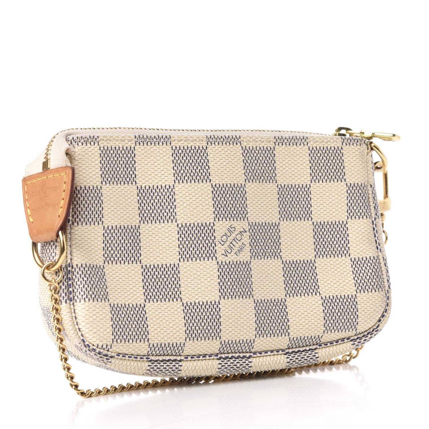 Louis Vuitton Damier Azur Mini Pochette Accessories 3 of 7