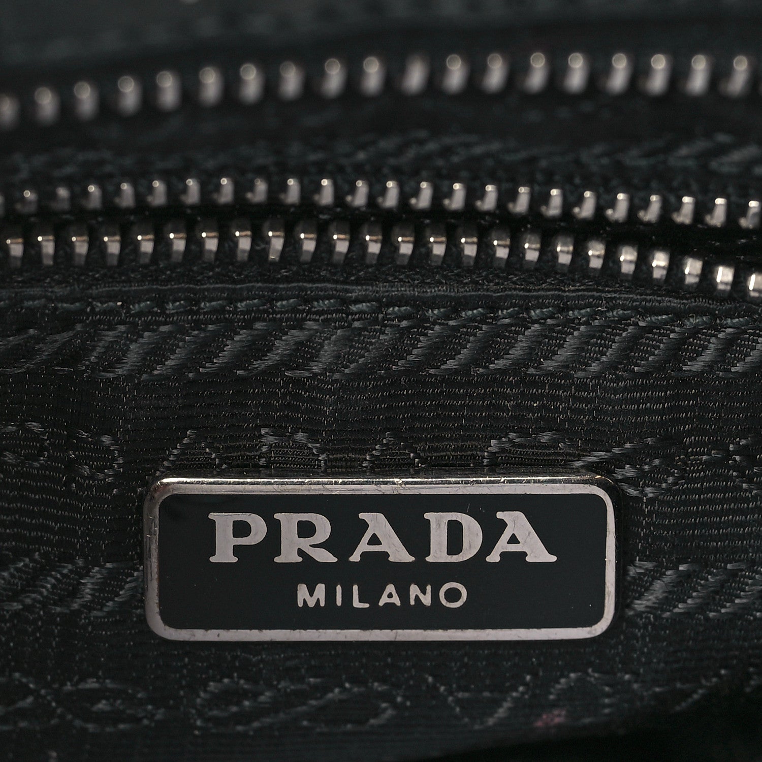Prada Nappa Jeweled Fringe Wristlet Clutch Black 6 of 9