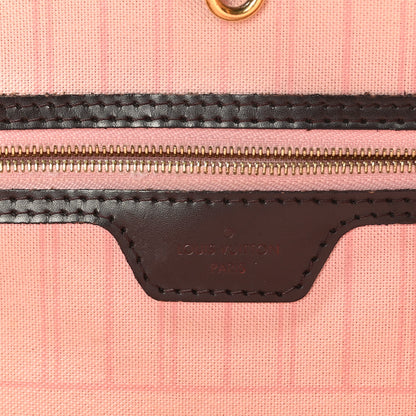Louis Vuitton Damier Ebene Neo Neverfull MM Rose Ballerine 7 of 11