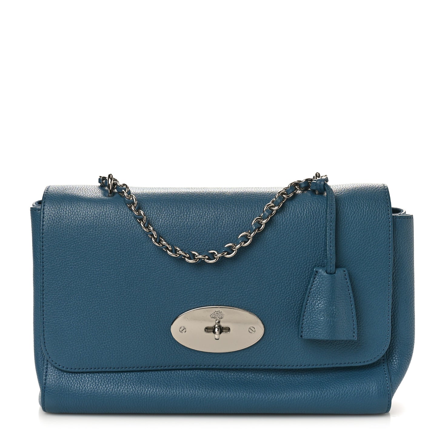 Classic Grain Medium Lily Flap Steel Blue