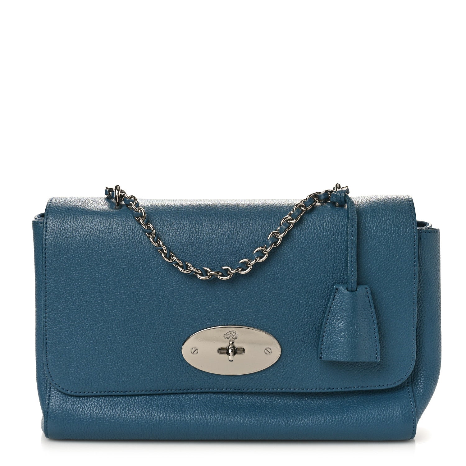 Mulberry Classic Grain Medium Lily Flap Steel Blue 1 of 9