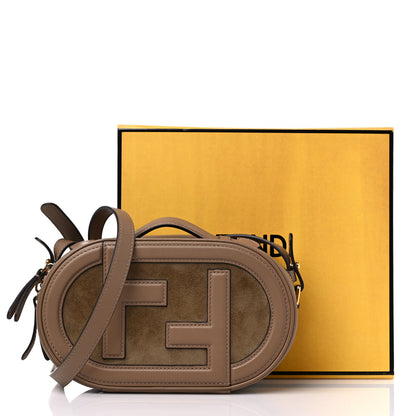 Fendi Vitello Grace Camoscio O'Lock Mini Camera Case Sand Rovere 11 of 11