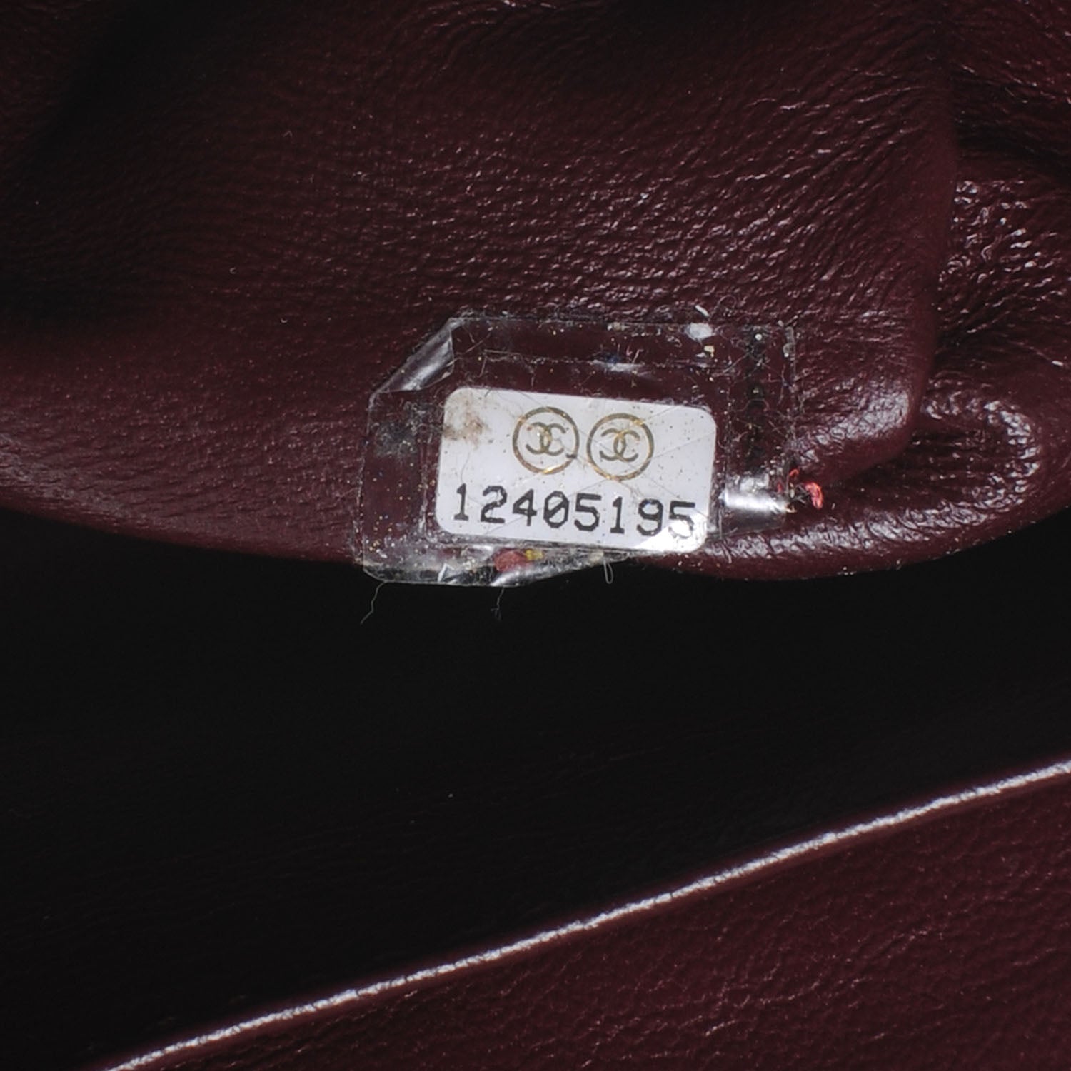 Chanel Lambskin Jumbo Single Flap Dark Red 7 of 7