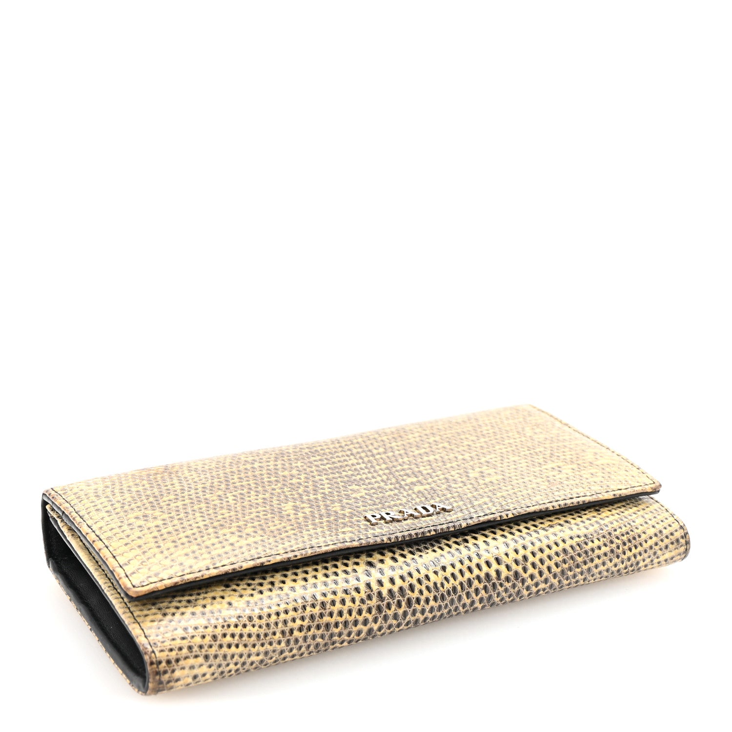 Prada Lizard Continental Wallet Roccia 4 of 7