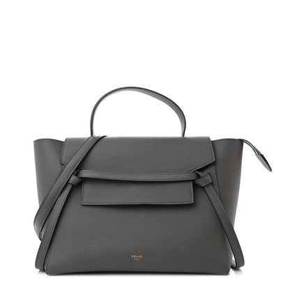 Celine Grained Calfskin Mini Belt Bag Grey 1 of 10