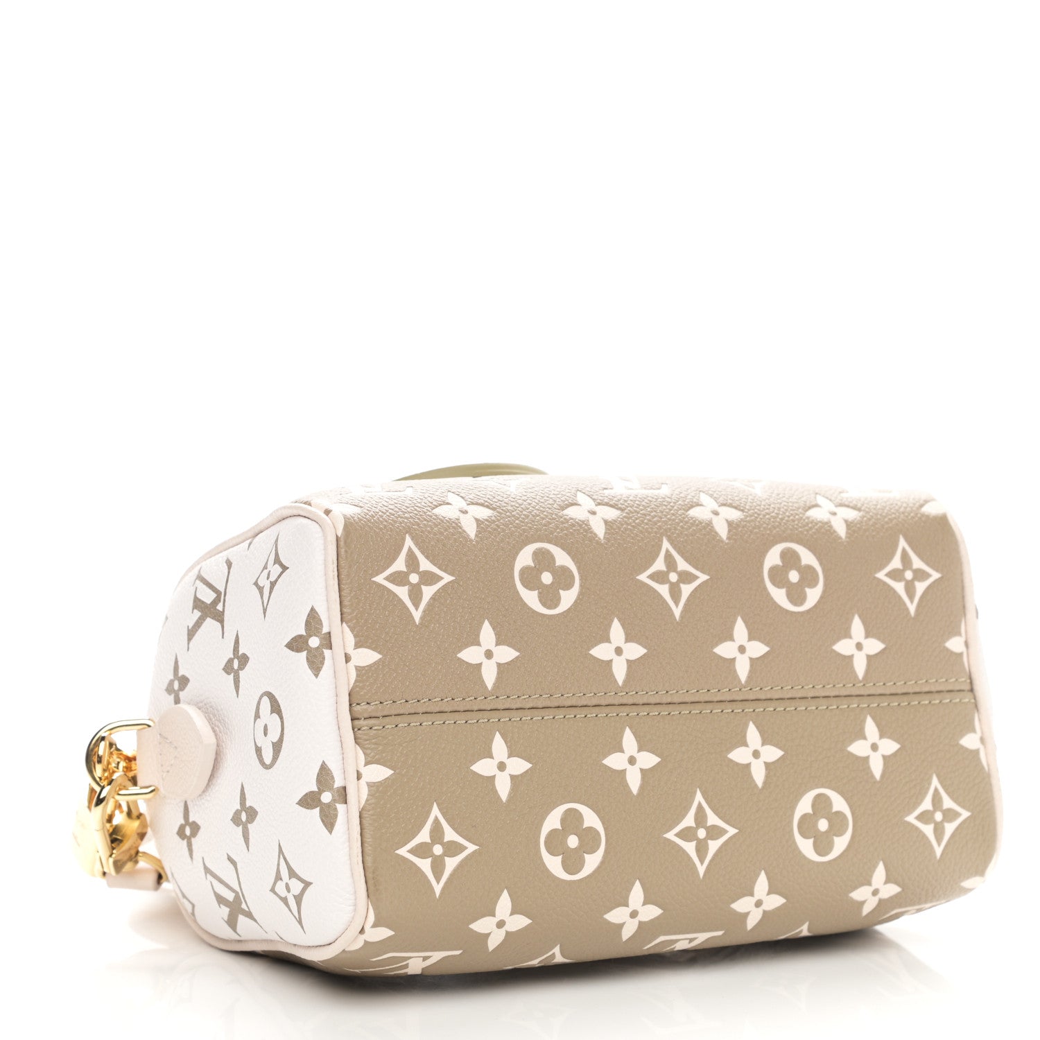 Louis Vuitton Empreinte Monogram Spring in the City Speedy Bandouliere 20 Kaki Beige Cream 4 of 9